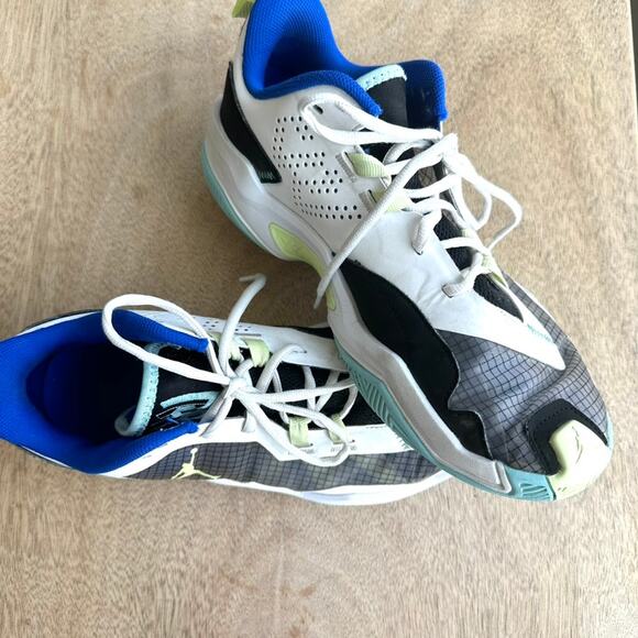 Men's Size 9 Air Jordans One Take White Copa Lime - Very Good Condition - Picture 9 of 9